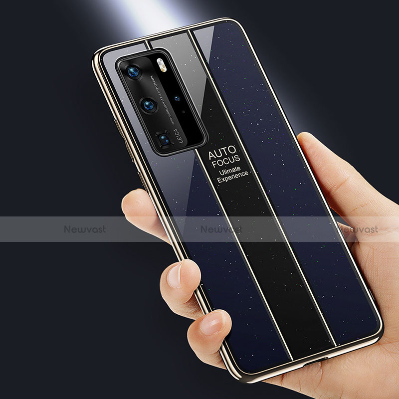Silicone Frame Mirror Case Cover T04 for Huawei P40 Pro
