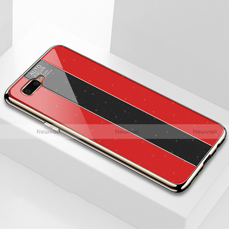 Silicone Frame Mirror Case Cover T04 for Oppo R15X