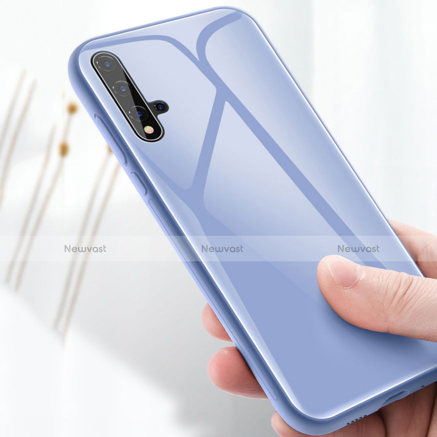 Silicone Frame Mirror Case Cover T05 for Huawei Honor 20