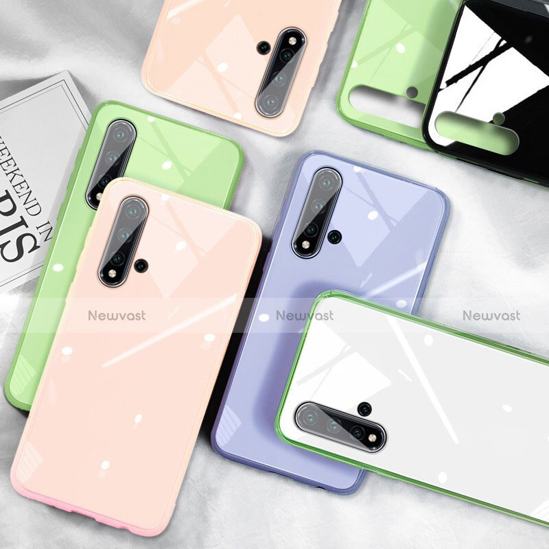 Silicone Frame Mirror Case Cover T05 for Huawei Nova 5T