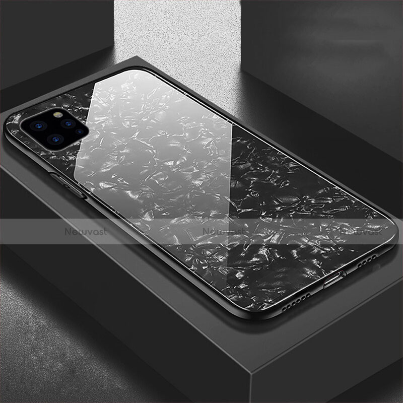 Silicone Frame Mirror Case Cover T06 for Apple iPhone 11 Pro Black