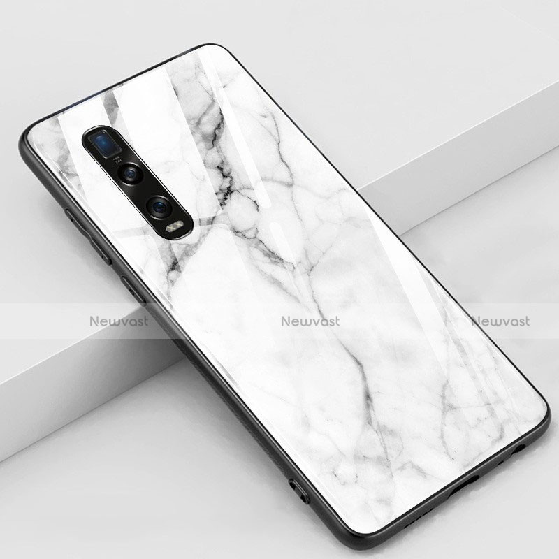 Silicone Frame Mirror Case Cover Z01 for Oppo Find X2 Pro