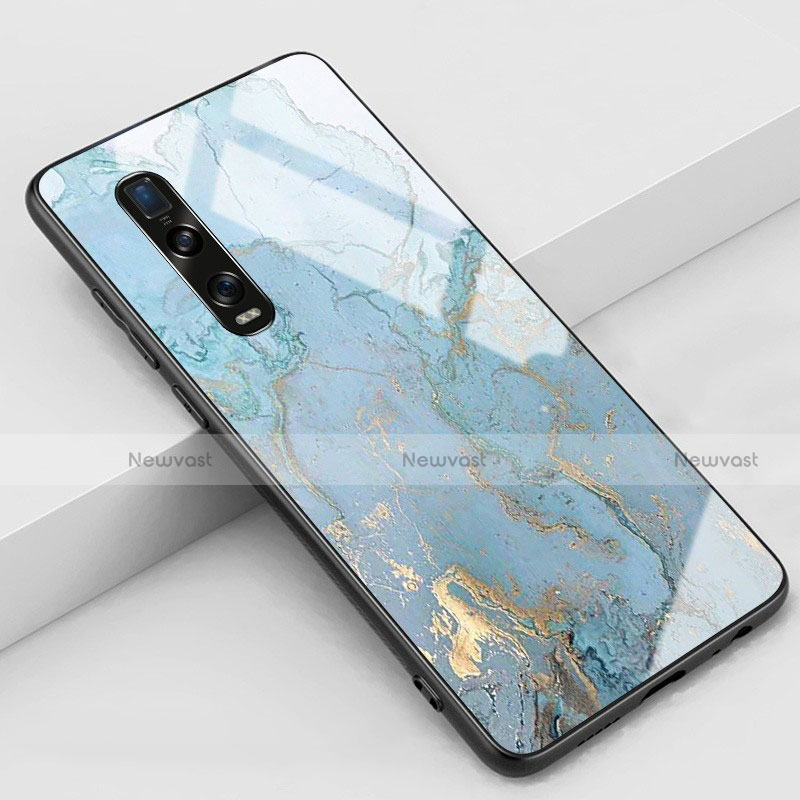 Silicone Frame Mirror Case Cover Z02 for Oppo Find X2 Pro