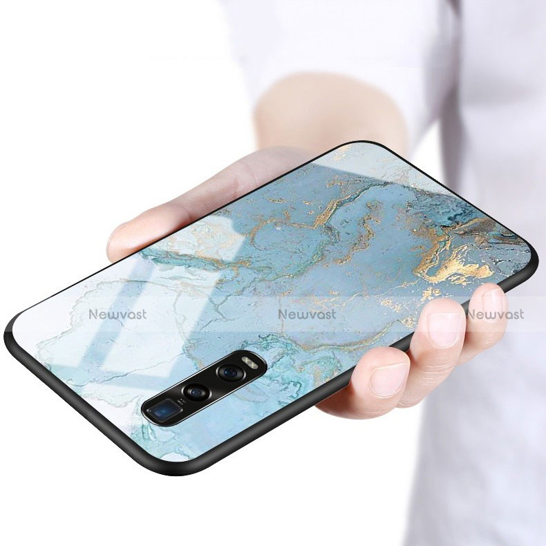 Silicone Frame Mirror Case Cover Z02 for Oppo Find X2 Pro