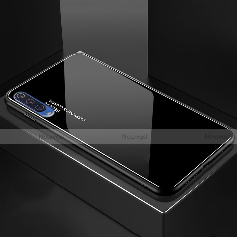 Silicone Frame Mirror Rainbow Gradient Case Cover for Xiaomi Mi 9 Pro