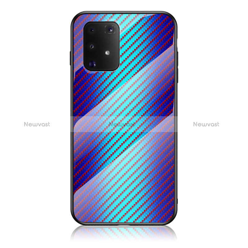 Silicone Frame Mirror Rainbow Gradient Case Cover LS2 for Samsung Galaxy S10 Lite