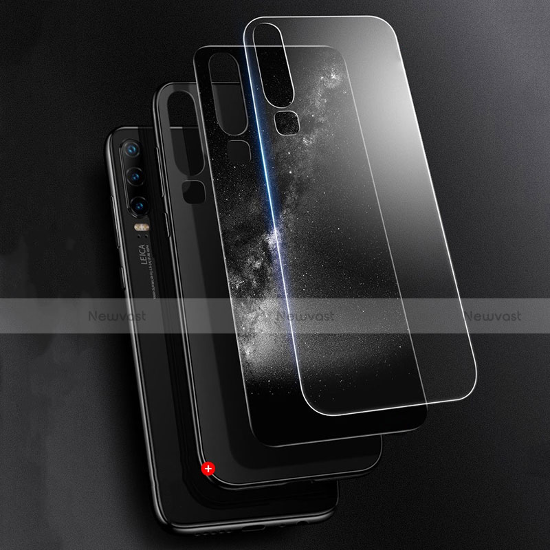 Silicone Frame Starry Sky Mirror Case Cover for Huawei P30