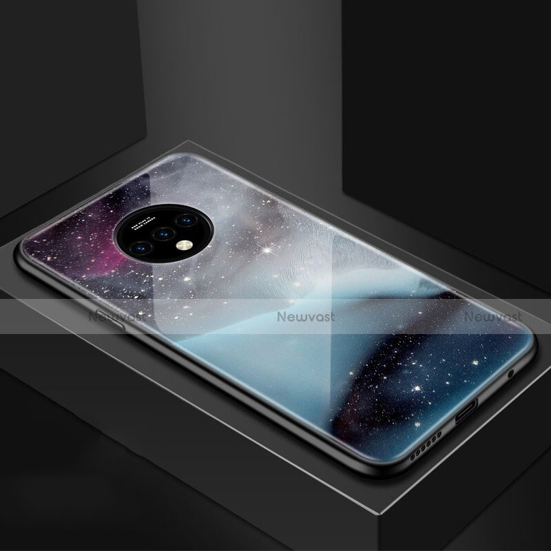 Silicone Frame Starry Sky Mirror Case Cover for OnePlus 7T