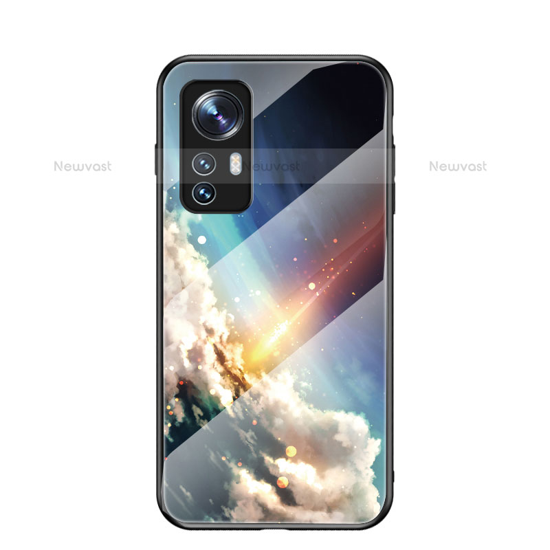 Silicone Frame Starry Sky Mirror Case Cover for Xiaomi Mi 12 Pro 5G