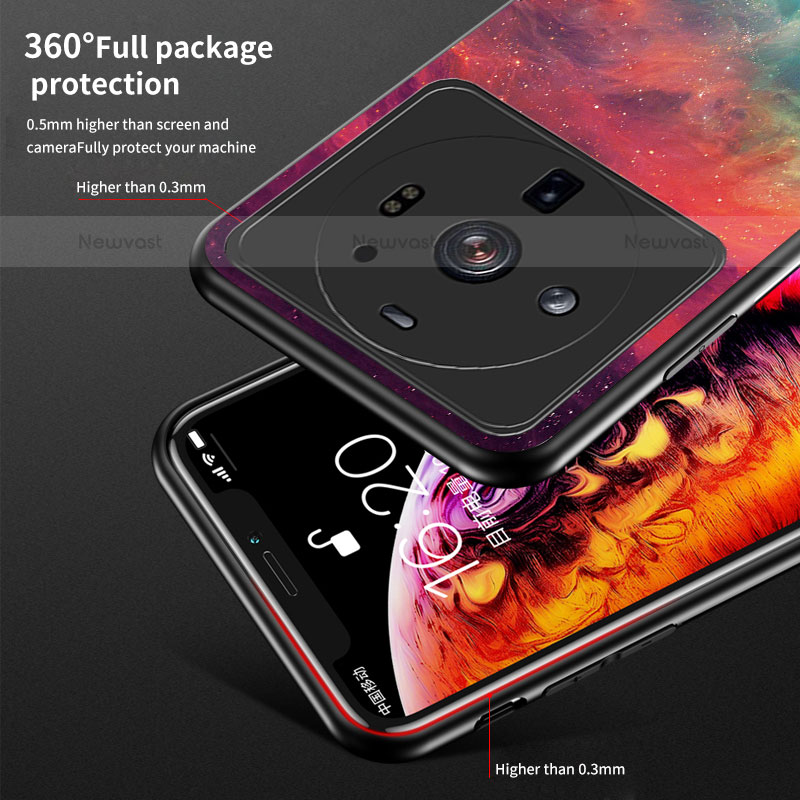Silicone Frame Starry Sky Mirror Case Cover for Xiaomi Mi 12S Ultra 5G