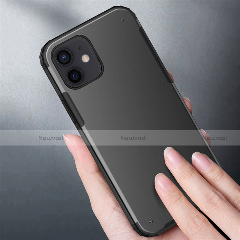 Silicone Matte Finish and Plastic Back Cover Case 360 Degrees for Apple iPhone 12 Mini