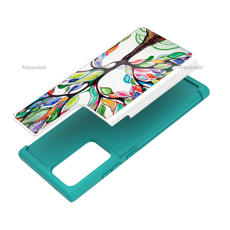 Silicone Matte Finish and Plastic Back Cover Case 360 Degrees JX1 for Samsung Galaxy Note 20 Ultra 5G