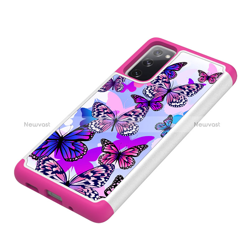 Silicone Matte Finish and Plastic Back Cover Case 360 Degrees JX1 for Samsung Galaxy S20 FE 5G
