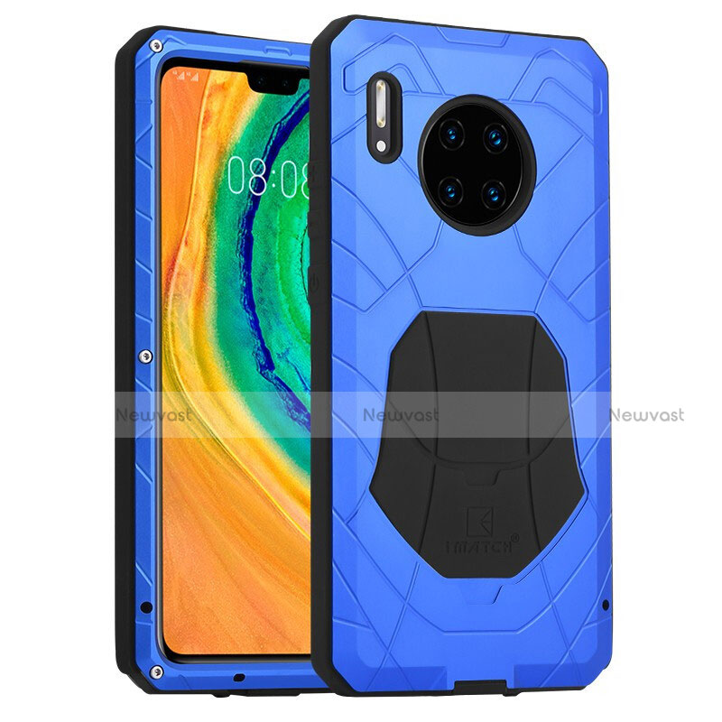 Silicone Matte Finish and Plastic Back Cover Case 360 Degrees R01 for Huawei Mate 30