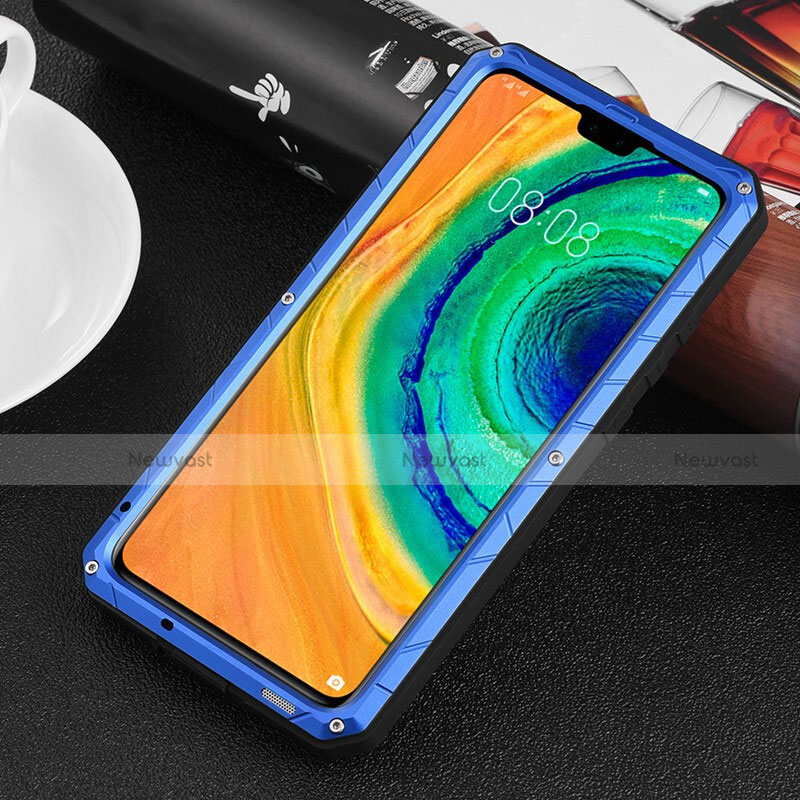 Silicone Matte Finish and Plastic Back Cover Case 360 Degrees R01 for Huawei Mate 30E Pro 5G