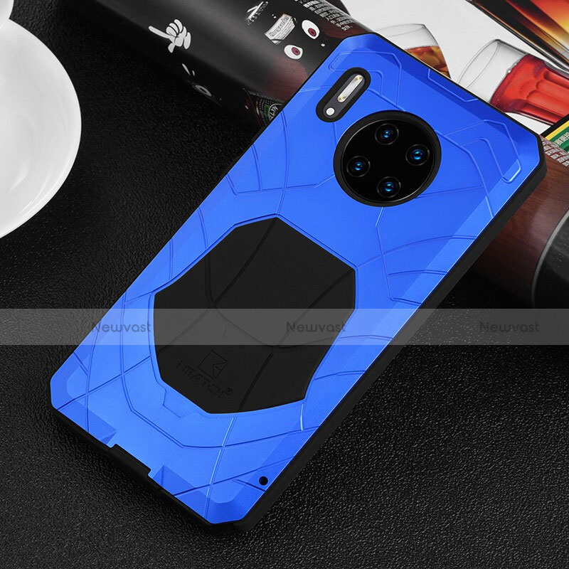 Silicone Matte Finish and Plastic Back Cover Case 360 Degrees R01 for Huawei Mate 30E Pro 5G