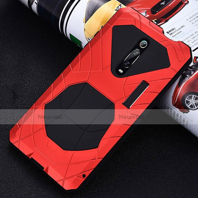 Silicone Matte Finish and Plastic Back Cover Case 360 Degrees R01 for Xiaomi Mi 9T