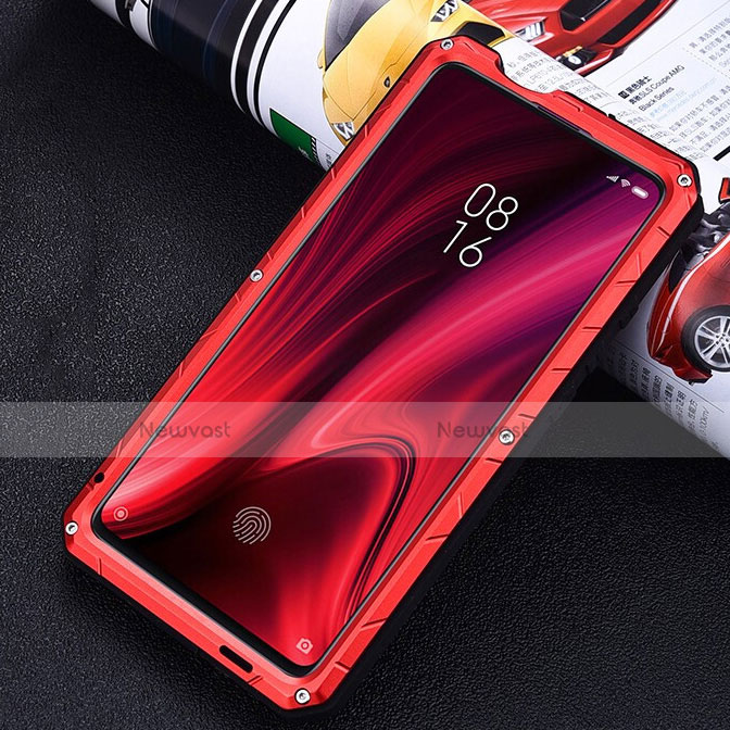 Silicone Matte Finish and Plastic Back Cover Case 360 Degrees R01 for Xiaomi Mi 9T