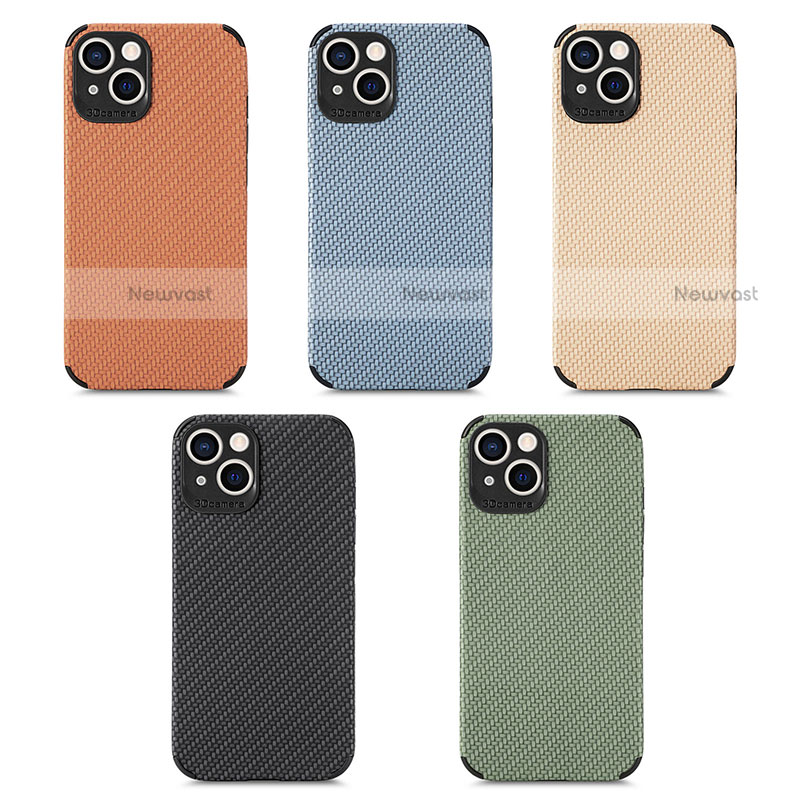 Silicone Matte Finish and Plastic Back Cover Case 360 Degrees U04 for Apple iPhone 13 Mini