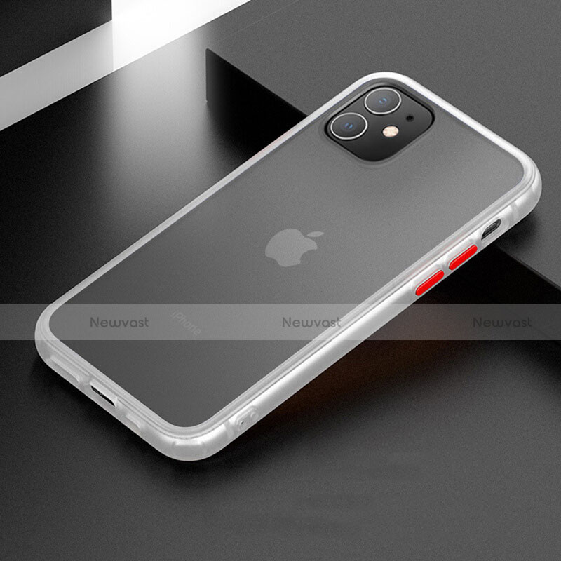 Silicone Matte Finish and Plastic Back Cover Case for Apple iPhone 11