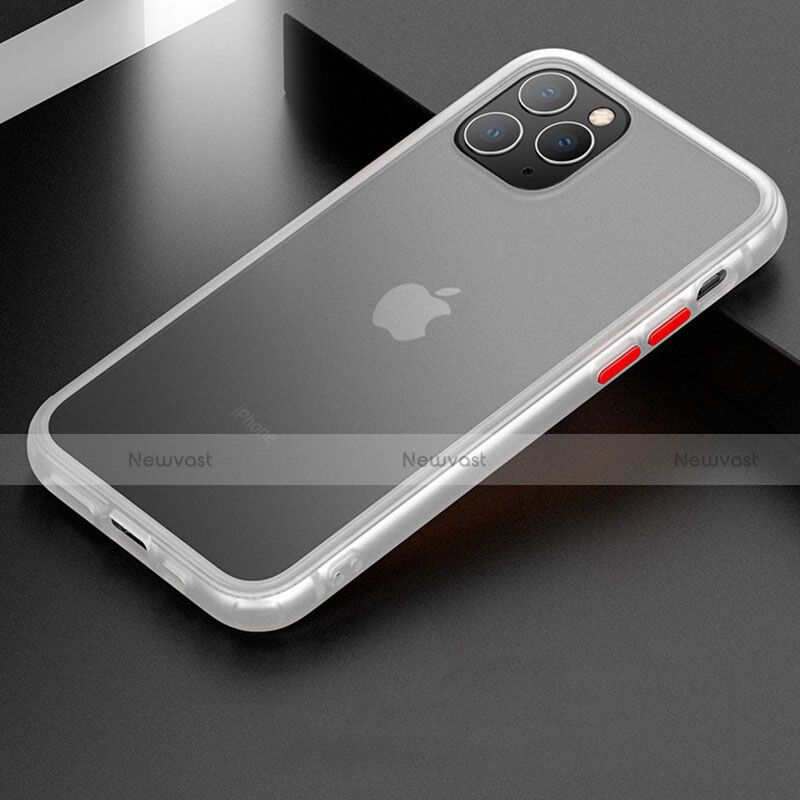 Silicone Matte Finish and Plastic Back Cover Case for Apple iPhone 11 Pro