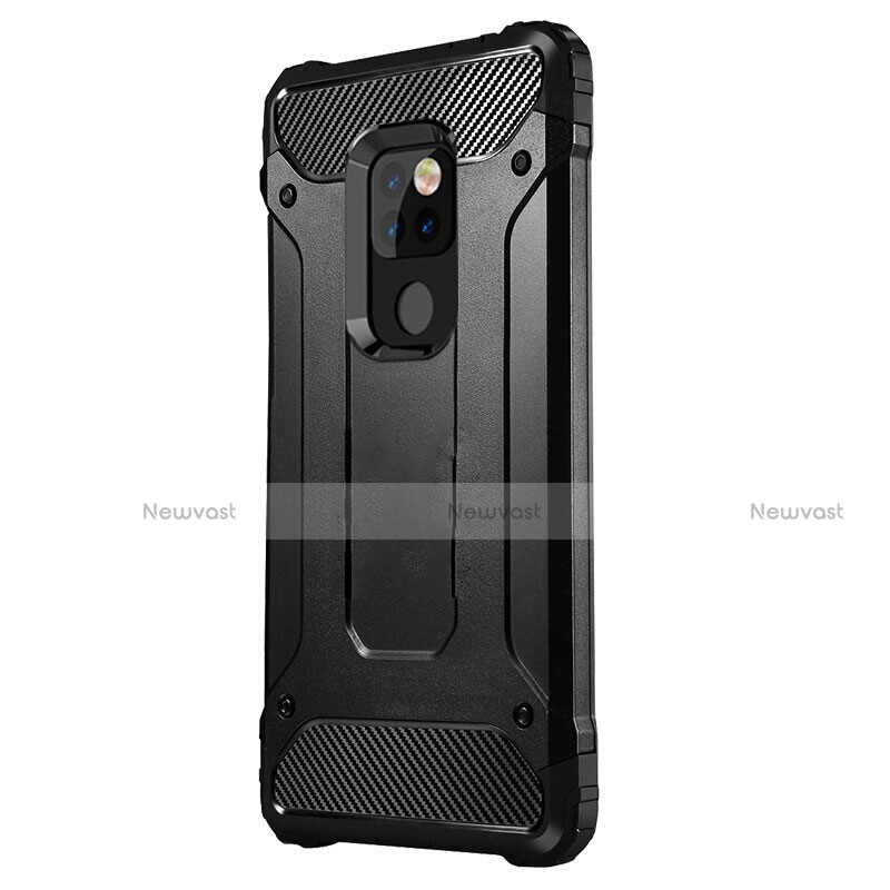 Silicone Matte Finish and Plastic Back Cover Case for Huawei Mate 20