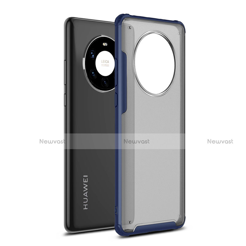 Silicone Matte Finish and Plastic Back Cover Case for Huawei Mate 40 Pro+ Plus