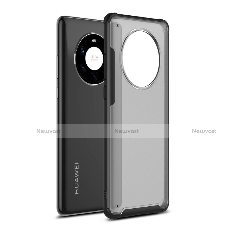 Silicone Matte Finish and Plastic Back Cover Case for Huawei Mate 40 Pro+ Plus