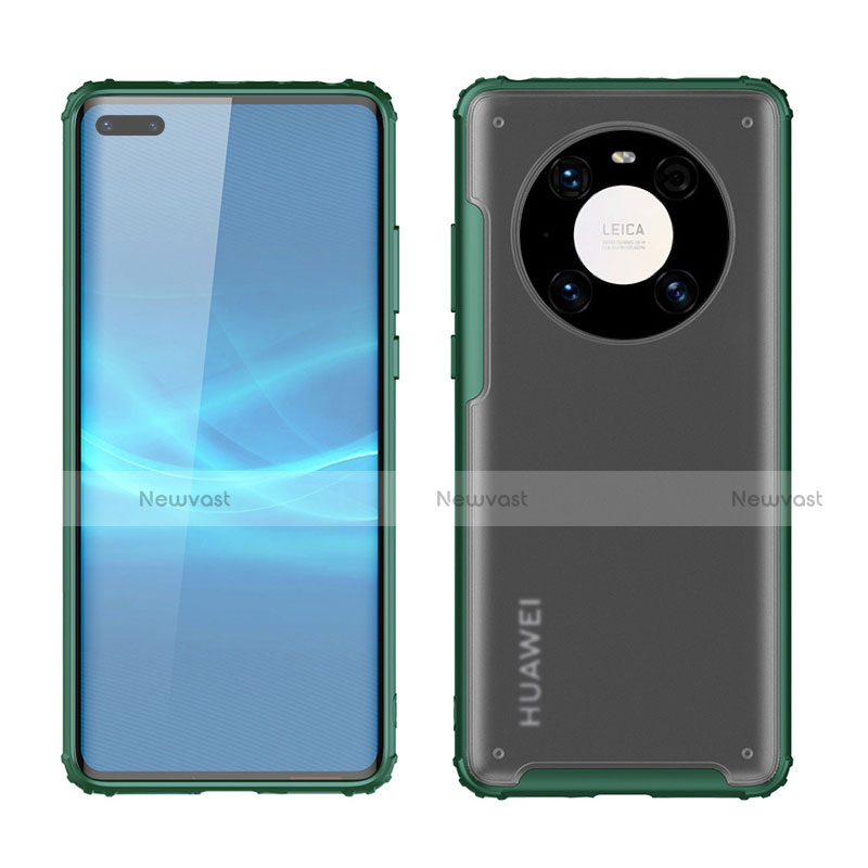 Silicone Matte Finish and Plastic Back Cover Case for Huawei Mate 40E Pro 5G