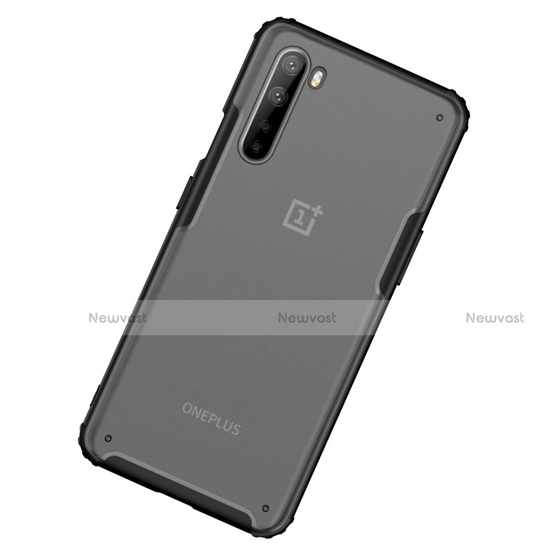 Silicone Matte Finish and Plastic Back Cover Case for OnePlus Nord