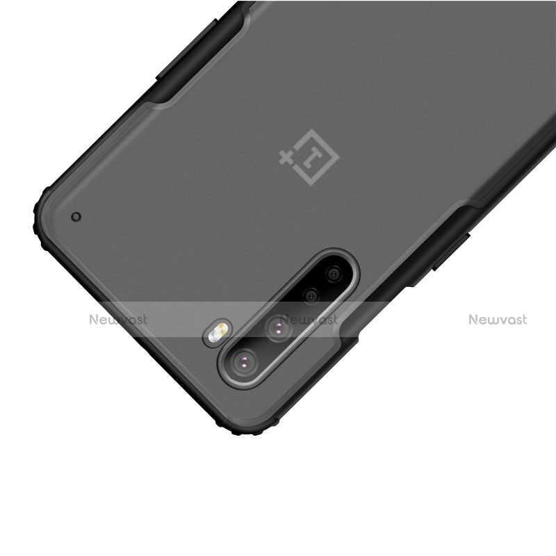 Silicone Matte Finish and Plastic Back Cover Case for OnePlus Nord