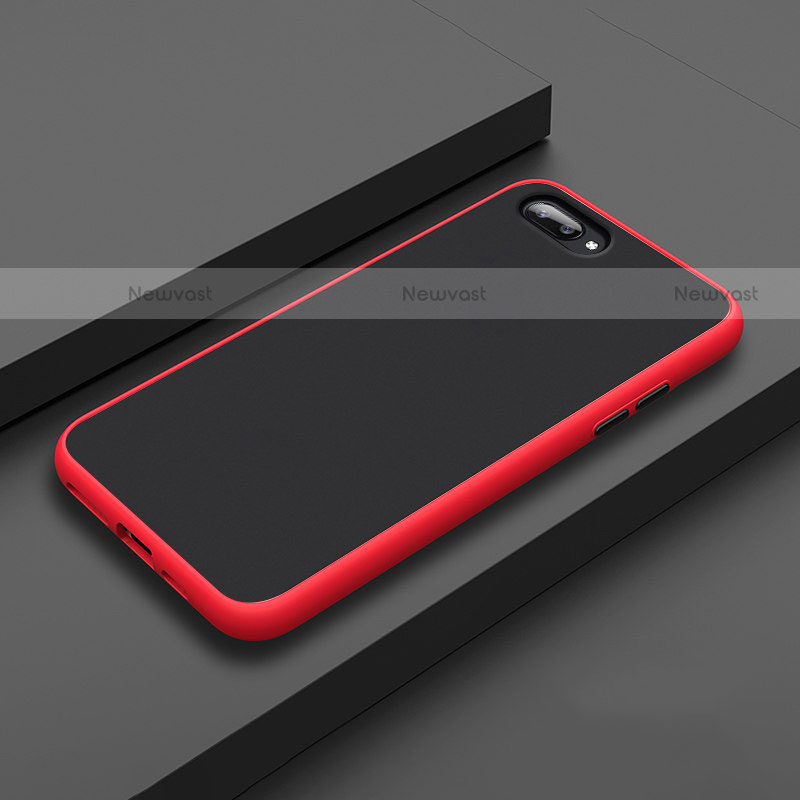 Silicone Matte Finish and Plastic Back Cover Case for Oppo A12e