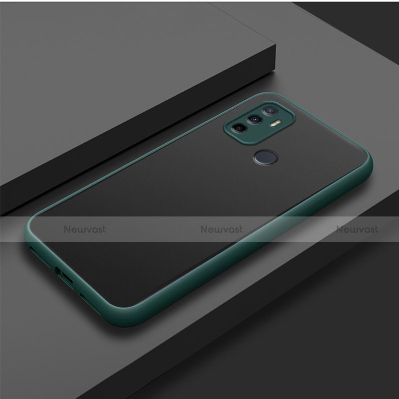 Silicone Matte Finish and Plastic Back Cover Case for Oppo A53