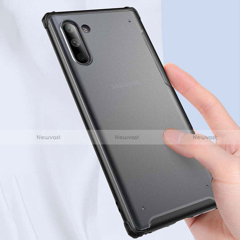 Silicone Matte Finish and Plastic Back Cover Case for Samsung Galaxy Note 10 5G