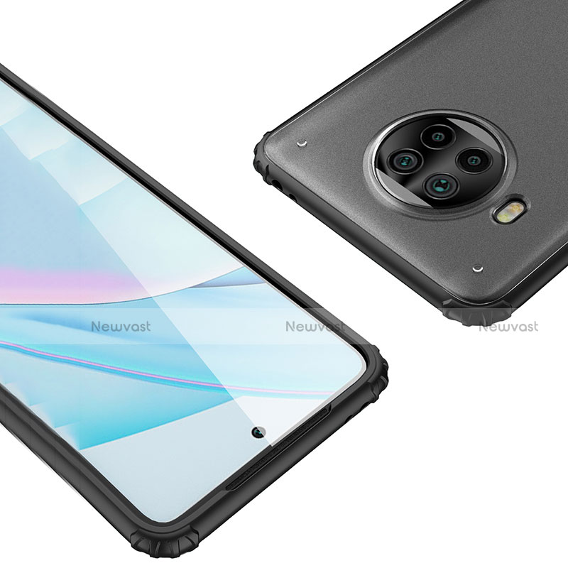 Silicone Matte Finish and Plastic Back Cover Case for Xiaomi Mi 10i 5G