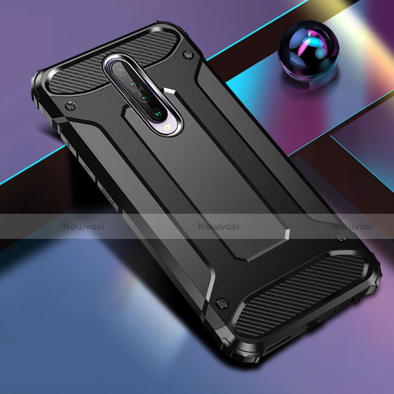 Silicone Matte Finish and Plastic Back Cover Case for Xiaomi Redmi K30 5G