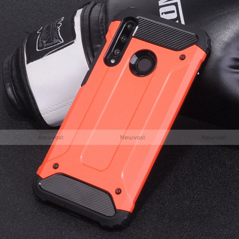 Silicone Matte Finish and Plastic Back Cover Case R01 for Huawei Honor 20i