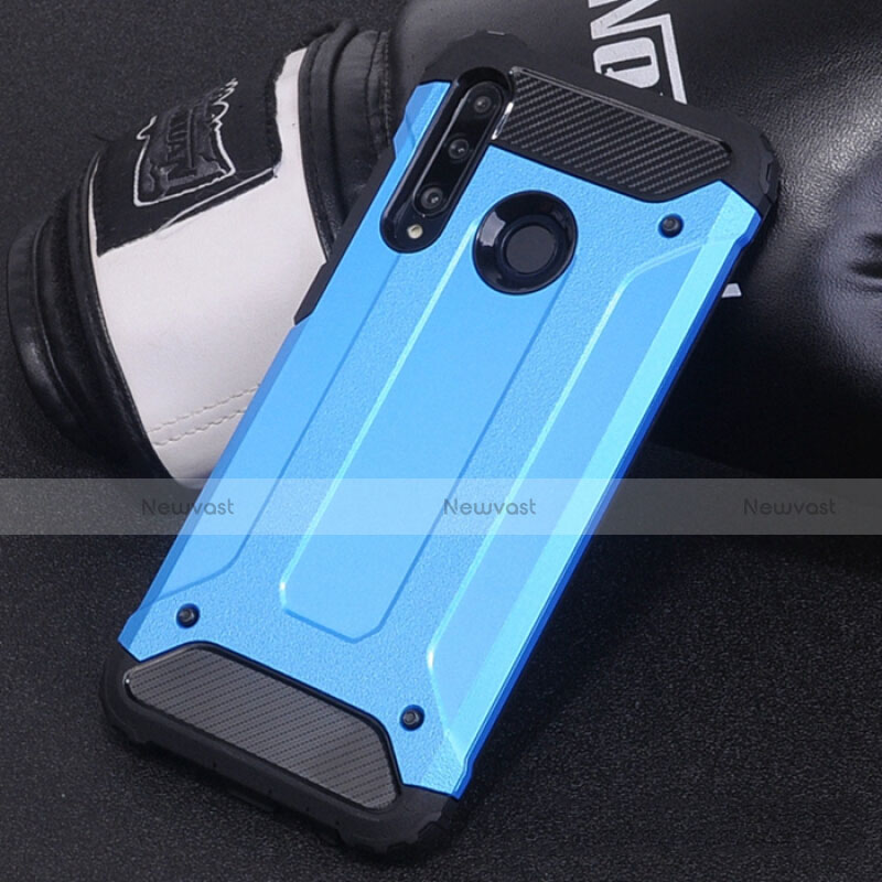 Silicone Matte Finish and Plastic Back Cover Case R01 for Huawei Honor 20i