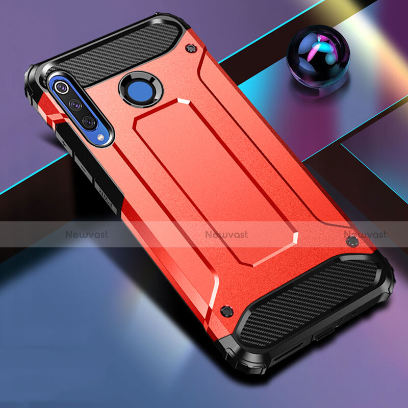 Silicone Matte Finish and Plastic Back Cover Case R01 for Huawei P30 Lite