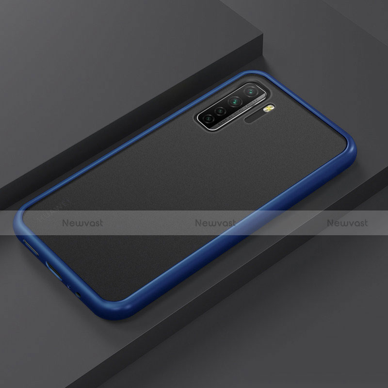 Silicone Matte Finish and Plastic Back Cover Case R01 for Huawei P40 Lite 5G