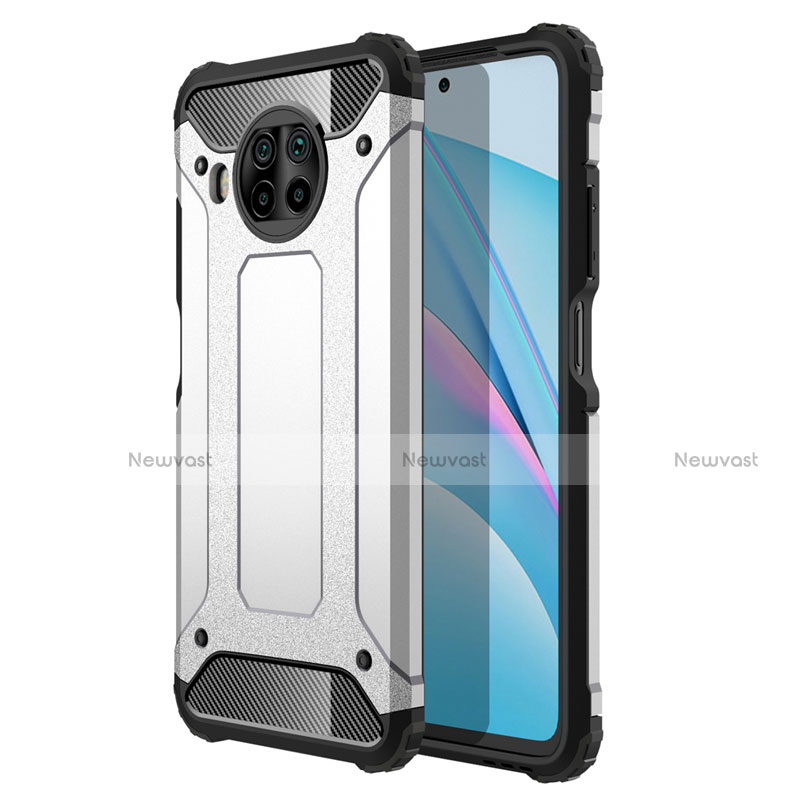 Silicone Matte Finish and Plastic Back Cover Case R01 for Xiaomi Mi 10T Lite 5G