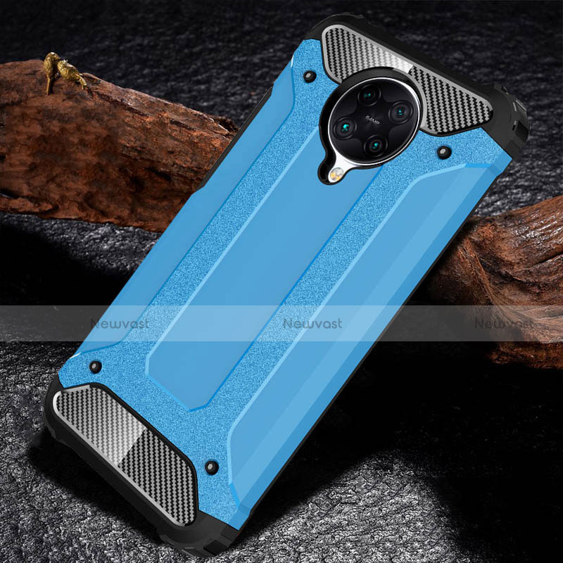 Silicone Matte Finish and Plastic Back Cover Case R01 for Xiaomi Redmi K30 Pro 5G