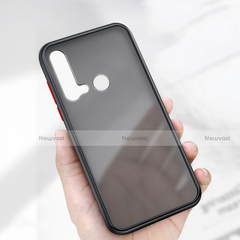 Silicone Matte Finish and Plastic Back Cover Case R03 for Huawei Nova 5i