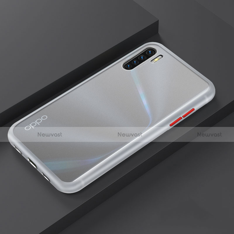 Silicone Matte Finish and Plastic Back Cover Case R03 for Oppo A91