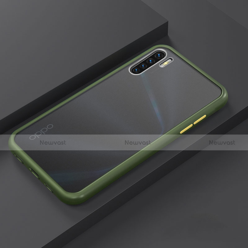 Silicone Matte Finish and Plastic Back Cover Case R03 for Oppo A91