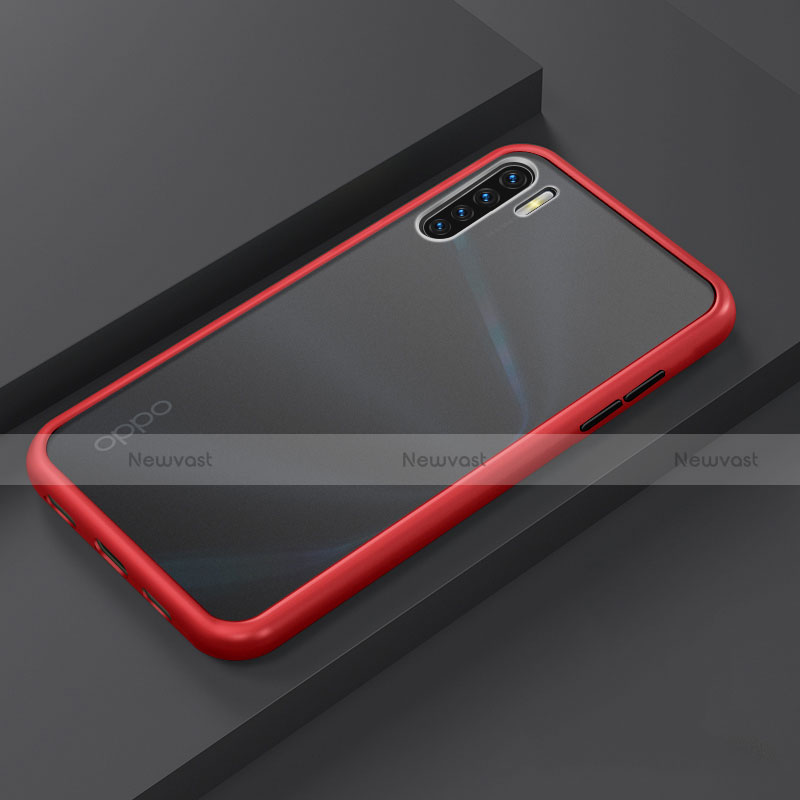 Silicone Matte Finish and Plastic Back Cover Case R03 for Oppo A91