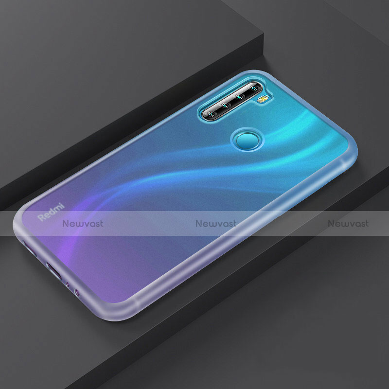 Silicone Matte Finish and Plastic Back Cover Case R03 for Xiaomi Redmi Note 8