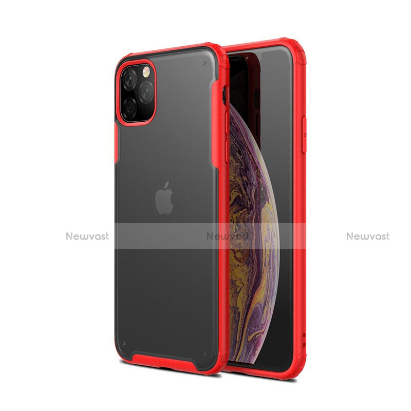 Silicone Matte Finish and Plastic Back Cover Case T01 for Apple iPhone 11 Pro