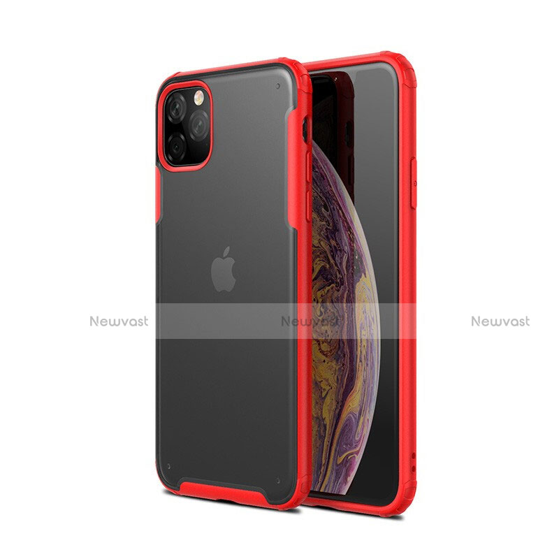 Silicone Matte Finish and Plastic Back Cover Case T01 for Apple iPhone 11 Pro Max