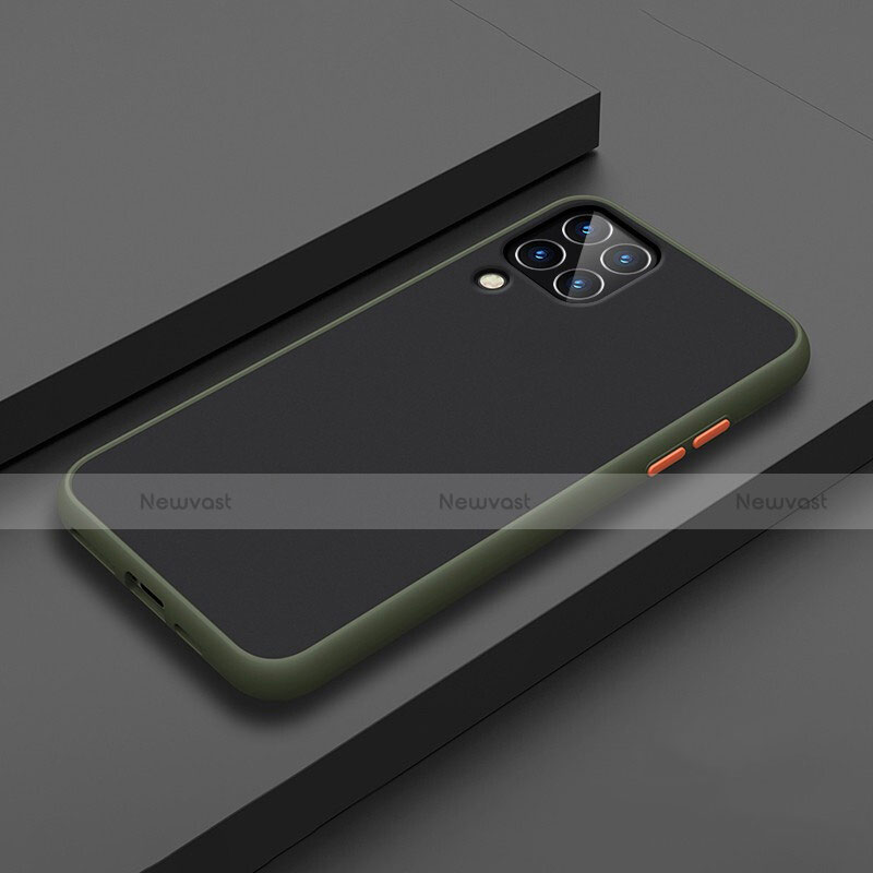 Silicone Matte Finish and Plastic Back Cover Case U01 for Huawei Nova 7i Cyan